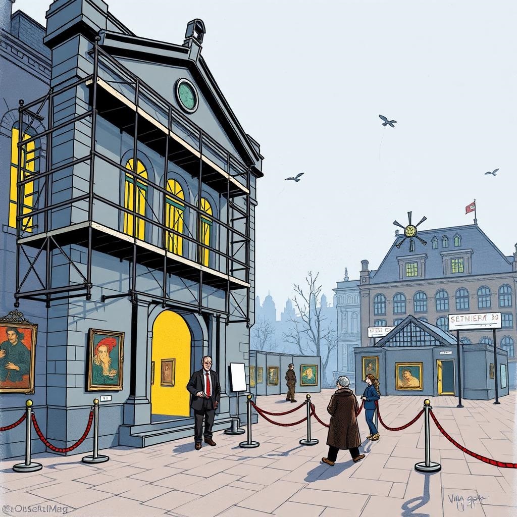 muzeu van gogh olanda siguranță închidere