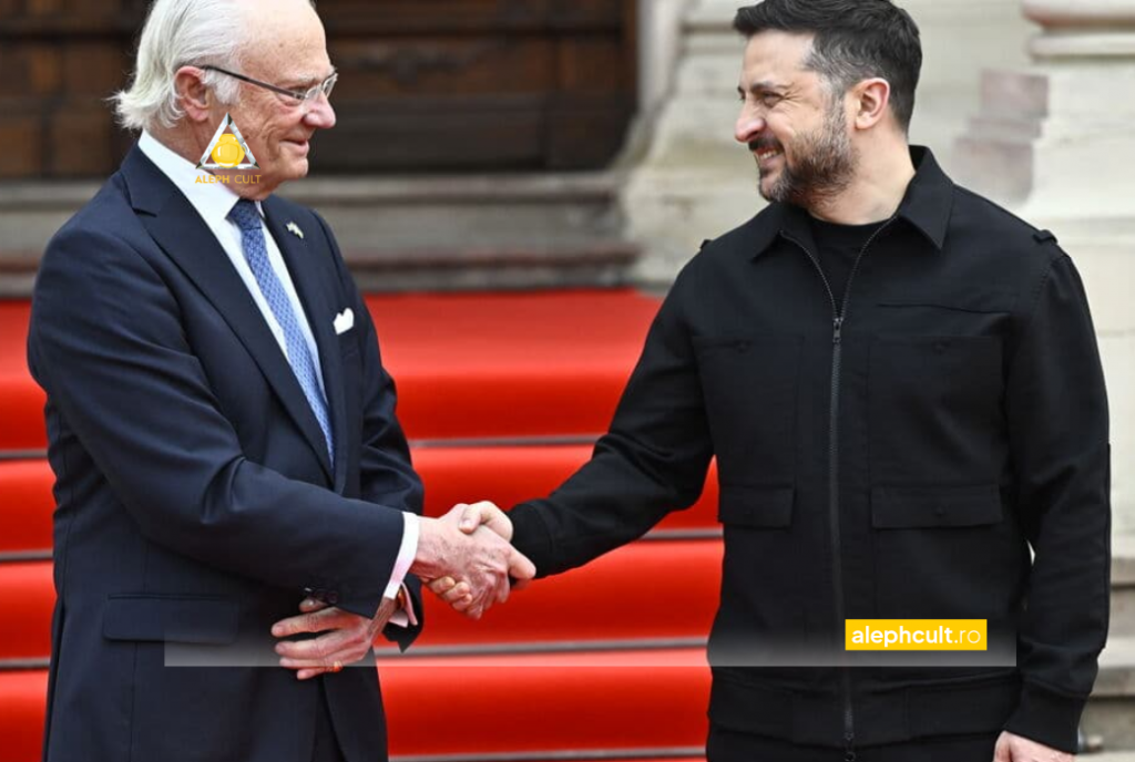 Ți-a zis cineva că regele Suediei și Zelenski nu au dat mâna? Ai fost ținta propagandei ruse foto Henrik Montgomery/TT
